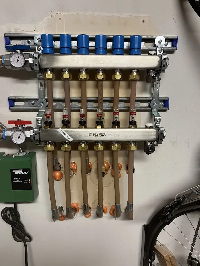 Plumber performing Leak Detection at a residential property in Worth